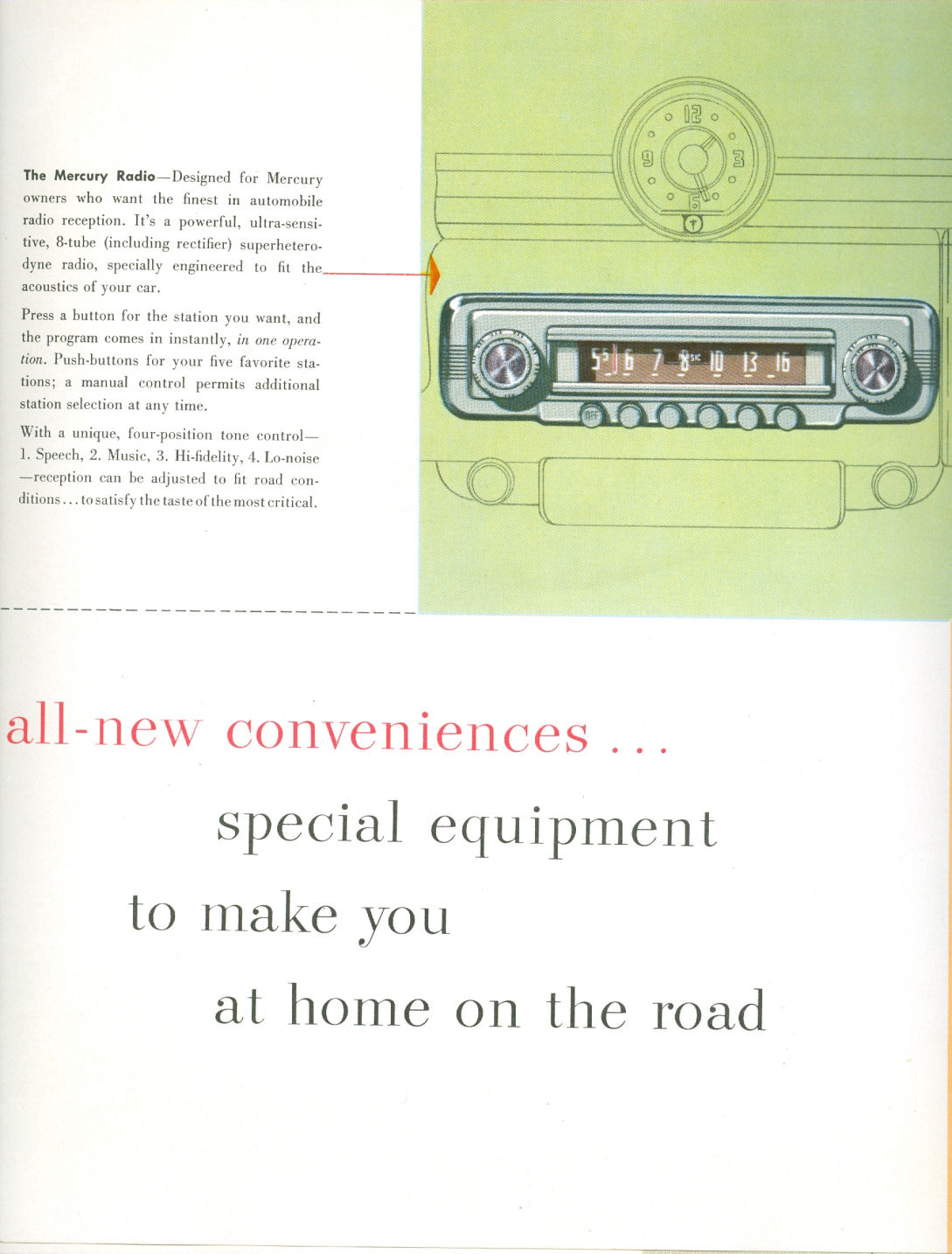 1949 Mercury Brochure Page 12